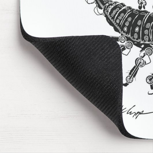 Steampunk Scorpio Mousepad Muismat (Hoek)