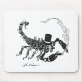 Steampunk Scorpio Mousepad Muismat (Voorkant)