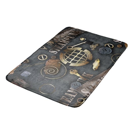 Steampunk, scrapbooking badmat (Gekanteld)