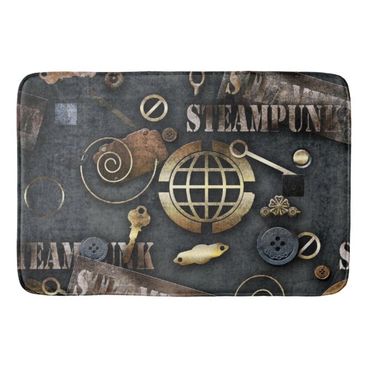 Steampunk, scrapbooking badmat (Voorkant)