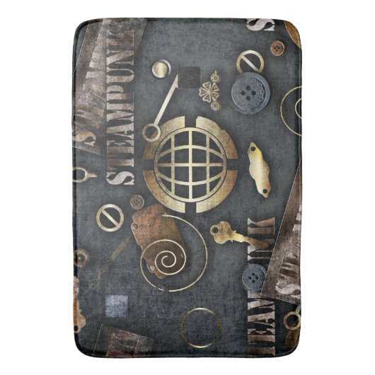 Steampunk, scrapbooking badmat (Voorkant Verticaal)