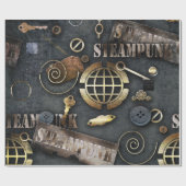 Steampunk, scrapbooking cadeaupapier (Vlak)