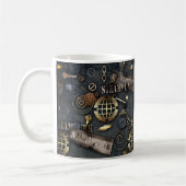 Steampunk, scrapbooking koffiemok (Links)