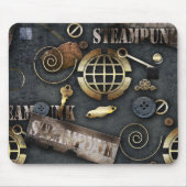 Steampunk, scrapbooking muismat (Voorkant)