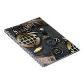 Steampunk, scrapbooking notitieboek (Rechterzijde)