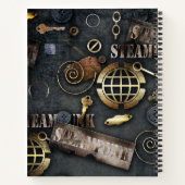 Steampunk, scrapbooking notitieboek (Achterkant)