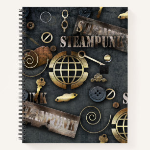 Steampunk, scrapbooking notitieboek