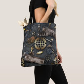 Steampunk, scrapbooking tote bag (Dichtbij)