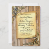 Steampunk sculpturen op hout kaart (Voorkant)