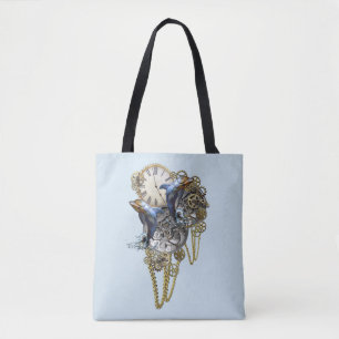Steampunk - sculptuur tote bag