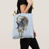 Steampunk - sculptuur tote bag (Dichtbij)