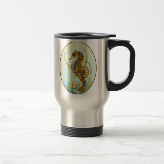 Steampunk Seahorse Reisbeker (Rechts)