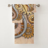 Steampunk Seahorse Surreal Art Bad Handdoek (Insitu)