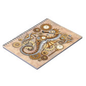 Steampunk Seahorse  Surreal Art Notitieboek (Linkerzijde)