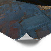 Steampunk Serenade - Romantische Ontmoeting Waterv Poster (Hoek)