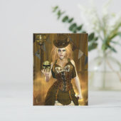 Steampunk-serie JADE iPod Briefkaart (Staand voorkant)