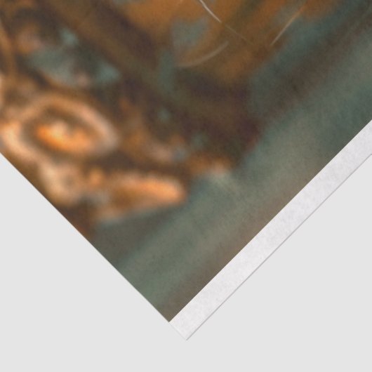 Steampunk Sheriff Alligator Decoupage Tissuepapier (Detail)