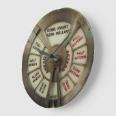 Steampunk Ship's Telegraph Chadburn Grote Klok (Hoek)