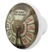 Steampunk Ship's Telegraph Chadburn Keramische Knop (Rechts)