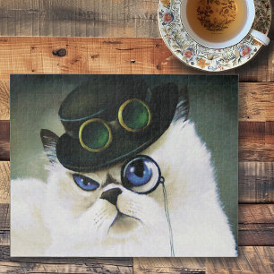 Steampunk Siamese Perzische Kat Legpuzzel