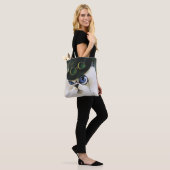 Steampunk Siamese Perzische Kat Tote Bag (Op model)
