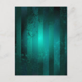 Steampunk-sieraden Horloge op een groene achtergro Advieskaart (Achterkant)