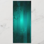 Steampunk-sieraden Horloge op een groene achtergro Advieskaart (Achterkant)