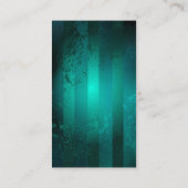 Steampunk-sieraden Horloge op een groene achtergro Advieskaart (Achterkant)