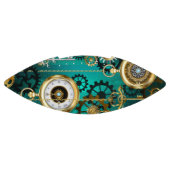 Steampunk-sieraden Horloge op een groene achtergro American Football (Paneel)