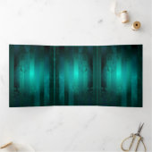 Steampunk-sieraden Horloge op een groene achtergro Drieluik Kaart (Binnen)