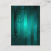 Steampunk-sieraden Horloge op een groene achtergro Visitekaartje (Achterkant)