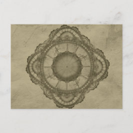 Steampunk-sierkunst Briefkaart
