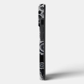 Steampunk Silver Gears Case-Mate iPhone Case (Achterkant / Links)