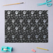 Steampunk Silver Zinc Hot Air-ballonnen Tissuepapier (Craft)