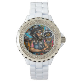 Steampunk Singer in Dreamweaver Horloge
