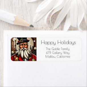 Steampunk Sinterklaas Retouradres Etiket