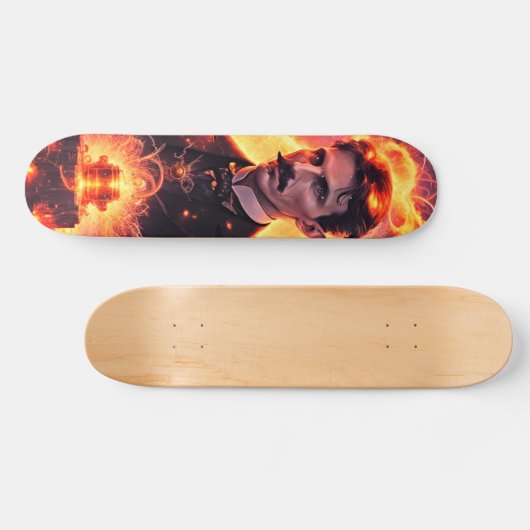 Steampunk-skateboard: de erfenis van Tesla Persoonlijk Skateboard (Horizontaal)