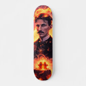 Steampunk-skateboard: de erfenis van Tesla Persoonlijk Skateboard (Voorkant)