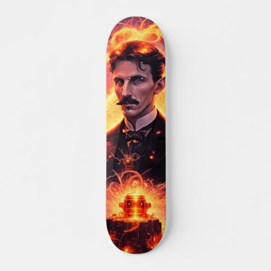 Steampunk-skateboard: de erfenis van Tesla Persoonlijk Skateboard (Voorkant)