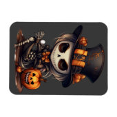 steampunk-skeletmagneet magneet (Horizontaal)