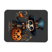 steampunk-skeletmagneet magneet (Horizontaal)