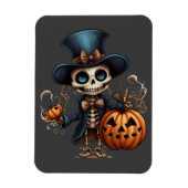 steampunk-skeletmagneet magneet (Verticaal)