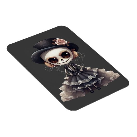 steampunk-skeletmagneet magneet (Rechterzijde)