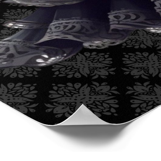 Steampunk Skeleton Art Poster (Hoek)