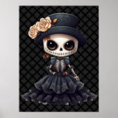 Steampunk Skeleton Art Poster (Voorkant)