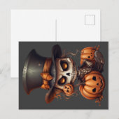Steampunk Skeleton Briefkaart (Voorkant / Achterkant)