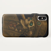Steampunk Skeleton Gentleman Mobiel Hoesje (Achterkant (horizontaal))