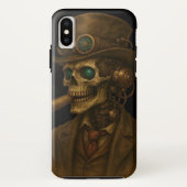 Steampunk Skeleton Gentleman Mobiel Hoesje (Achterkant)