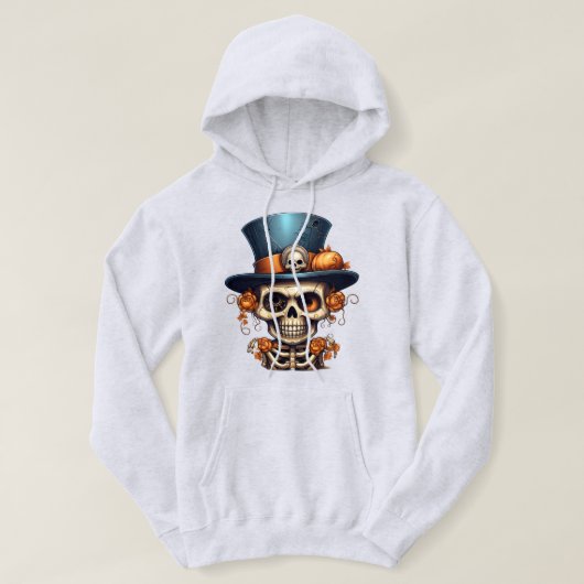 Steampunk Skeleton Hoodie (Design voorkant)