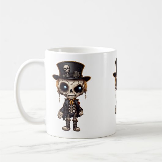 Steampunk Skeleton Mok (Links)